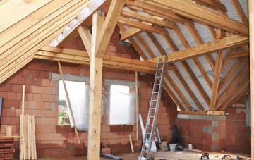 Churchton attic trusses